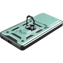 Buğz Xiaomi Redmi Note 14 4g Pars Lens Yüzüklü Silikon - Yeşil