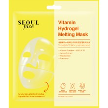 Dermal Vitamin Hydrojel Şeffaflaşan Kore Yüz Maskesi Nemlendirici Eriyen Maske 34 gr.