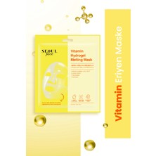 Dermal Vitamin Hydrojel Şeffaflaşan Kore Yüz Maskesi Nemlendirici Eriyen Maske 34 gr.