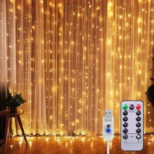 Pazarcan Peri Perde LED 3*3m 300 LED Gün Işığı