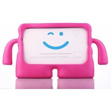 Fuchsia iPad 2 3 4 ile Uyumlu kOkO Eğlenceli Karakterli Standlı Yumuşak Çocuk Tablet Kılıfı