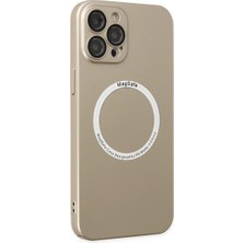 Buğz Iphone 12 Pro Kılıf Jack Magneticsafe Lens Silikon - Gold
