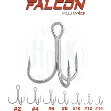 Fujin Falcon Süper Anti-Rust 6 Adet Üçlü Iğne