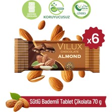 Milat Sütlü Bademli Tablet Çikolata 6 × 70 G
