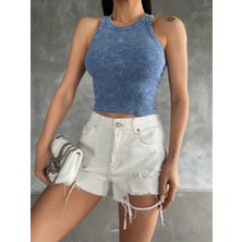 Zengezur Mall Sptrns Düz Atlet 084 Mavi (Beden: Standart)