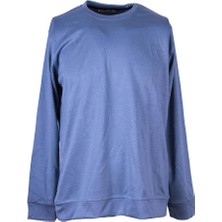 Trender Basic Modal Octavian Mavi Erkek Sweatshirt 26YG08000054