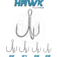 Fujin Hawk Süper Anti-Rust 6 Adet Üçlü Iğne