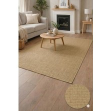 Miabella Home Jüt Hasır Halı Kaymaz Jüt Halı Yıkanabilir Jüt Kilim Salon Antre Mutfak Halısı