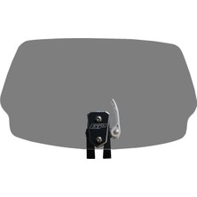 Gp Kompozit DFK006 Universal Tek Bağlantılı Asansörlü Deflektör Füme Siyah Aparat