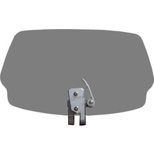 Gp Kompozit DFK006 Universal Tek Bağlantılı Asansörlü Deflektör Füme Gri Aparat