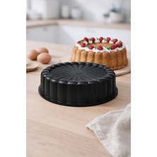Luxxa Home Papatya Kek Kalıbı 27CM Siyah