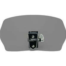 Gp Kompozit DFK005 Universal Tek Bağlantılı Asansörlü Deflektör Füme Siyah Aparat