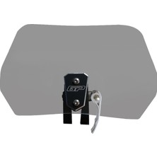 Gp Kompozit DFK007 Universal Tek Bağlantılı Asansörlü Deflektör Füme Siyah Aparat