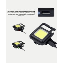 SARVONA LED Mini Anahtarlık Fener – 1000 Lümen Güçlü Işık ve USB Type-C Şarjlı
