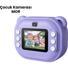 Pazarcan Termal Baskı Özellikli Mini Kamera Mor