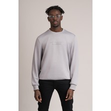 FBI Slimfit Modal Kumaş Baharlık Sıfır Yaka Likralı Sweatshirt