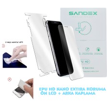 Tkgz Google Pixel 9 NANO Ekran Koruyucu + Full Arka Kaplama SET Esnek ULTRA İnce - SANDEX - EPU HD