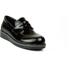 Minican 173 Siyah Rugan Kollej Erkek Çocuk Günlük Ayakkabı