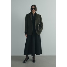 Suud Collection Siyah Camila Kloş Etek