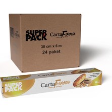 Ekonomik 30 cm x 6 Metre Yağlı Pişirme Kağıdı 24 Paket- Koli