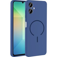 Galaxy A06 Kılıf M-Safe Şarj Özellikli Zore Meta Kapak - Lacivert