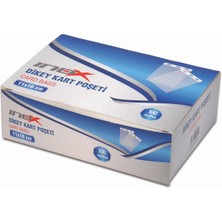 Inox Yaka Kartı Poşeti 110X160 mm 100'LÜ Paket