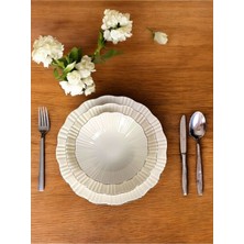 Kütahya Home Timeless Elegance Yemek Takımı 24 Parça Gerçek Gümüş Lüks Modern