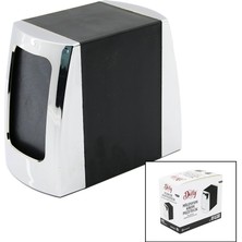 Go İthalat Milenyum Krom Çift Taraflı Yaylı Peçetelik (5440)