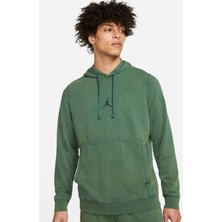 Nike Jordan Dri Fit Men's Fleece Pullover Hoodie Erkek Kapüşonlu Sweatshirt Yeşil