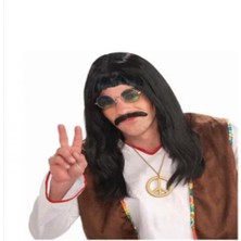 Pazarcan Uzun Barış Manço Peruğu ve Bıyığı