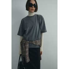 Suud Collection Antrasit Nox Oversize Tişört