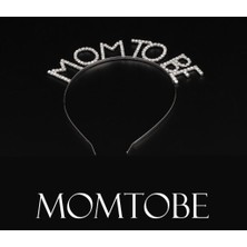 Popüler Sepet Kristal Taşlı Gümüş Renk Mom To Be Tacı Anne Tacı