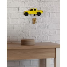 Judge Araba Figürlü Duvar Anahtarlığı Ev ve Ofis Için Dekoratif Tasarım