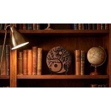 Allywood Denge ve Yaşamın Sembolü: Ahşap Ying Yang Hayat Ağacı Dekoratif Obje