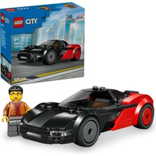 LEGO® City Elektrikli Süper Araba Yapım Seti - Çocuklar için Sürücü Minifigürlü Küçük Spor Araba Oyuncağı - 60486