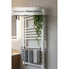 Orvila Asılabilir Havlupan Düzenleyici Banyo Havluluk Kurutma Sepeti Tuvalet Kağıdı Organizeri 1 Adet