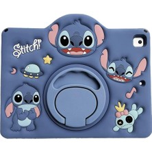 Alfa MEC Ipad Air 4/5. Nesil 10.9 Uyumlu Stitch Askılı Standlı Çocuklara Özel Sevimli Karakterli Kılıf