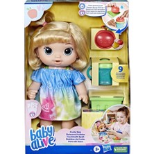 GYN Baby Alive Eğlenceli Yudumlar Sarışın Bebek Aksesuarı +3 Yaş Renkli Oyun Seti