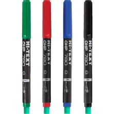 Hi-Text Asetat Kalem M 4 Renk Cd, Plastik, Cam, Metal Kalemi