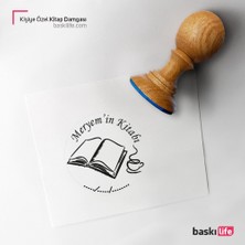 Baskı Life Kişiye Özel Kitap Damgası Kitap Mührü Kaşe Kitap Mühür Özel Damga 345
