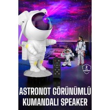 SARVONA Çocuklara Özel Projeksiyon Astronot Lamba Speaker Sevimli