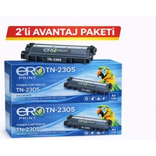 Ero Print Brother HL-L2340DW Muadil Toner - 1200 Sayfalık - 2'li Avantaj Paket