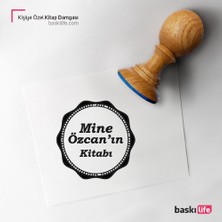 Baskı Life Kişiye Özel Kitap Damgası Kitap Mührü Kaşe Kitap Mühür Özel Damga 35