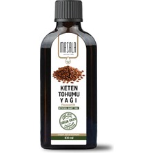 Masala Soğuk Pres Keten Tohumu Yağı 100 Ml. (Flax Seed Carrier Oil)