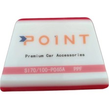 Otohousse Point Ppf/tph Silikon Çekçek Ragle Cam Filmi Çekme Uygulama Aparatı Kırmızı 10X7CM P065A