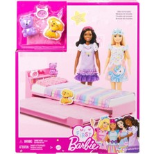 GYN HMM64 My First Barbie - Ilk Barbie Bebeğim - Barbie'nin Yatağı Oyun Seti