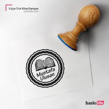 Baskı Life Kişiye Özel Kitap Damgası Kitap Mührü Kaşe Kitap Mühür Özel Damga 32