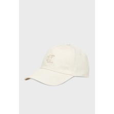 Calvin Klein % 100 Pamuk Logolu Şapka LV04F5044GYBH Bayan Şapka LV04F5044G Ybh