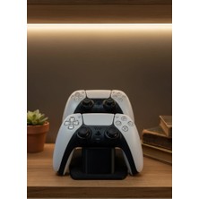 VeraGlobe Buğz Siyah Ikili Gamepad Tutucu 7X18 cm Oyun Aksesuarı