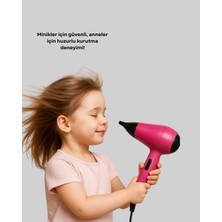 SARVONA Bebek Dostu Mini Fön – Statik Elektrik Azaltıcı Anion Teknolojisi